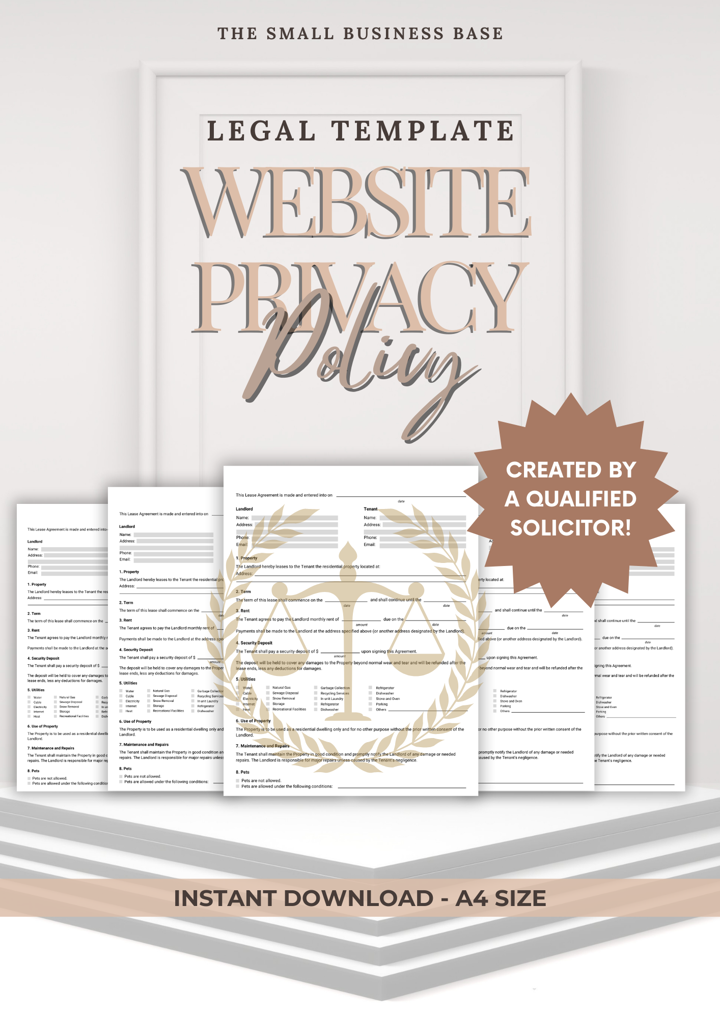 Website Privacy Policy Template