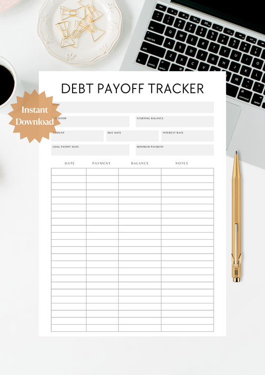 Debt-Free Accelerator: Payoff Tracker Worksheet