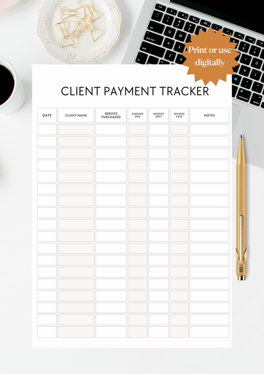 Client Payment Tracker